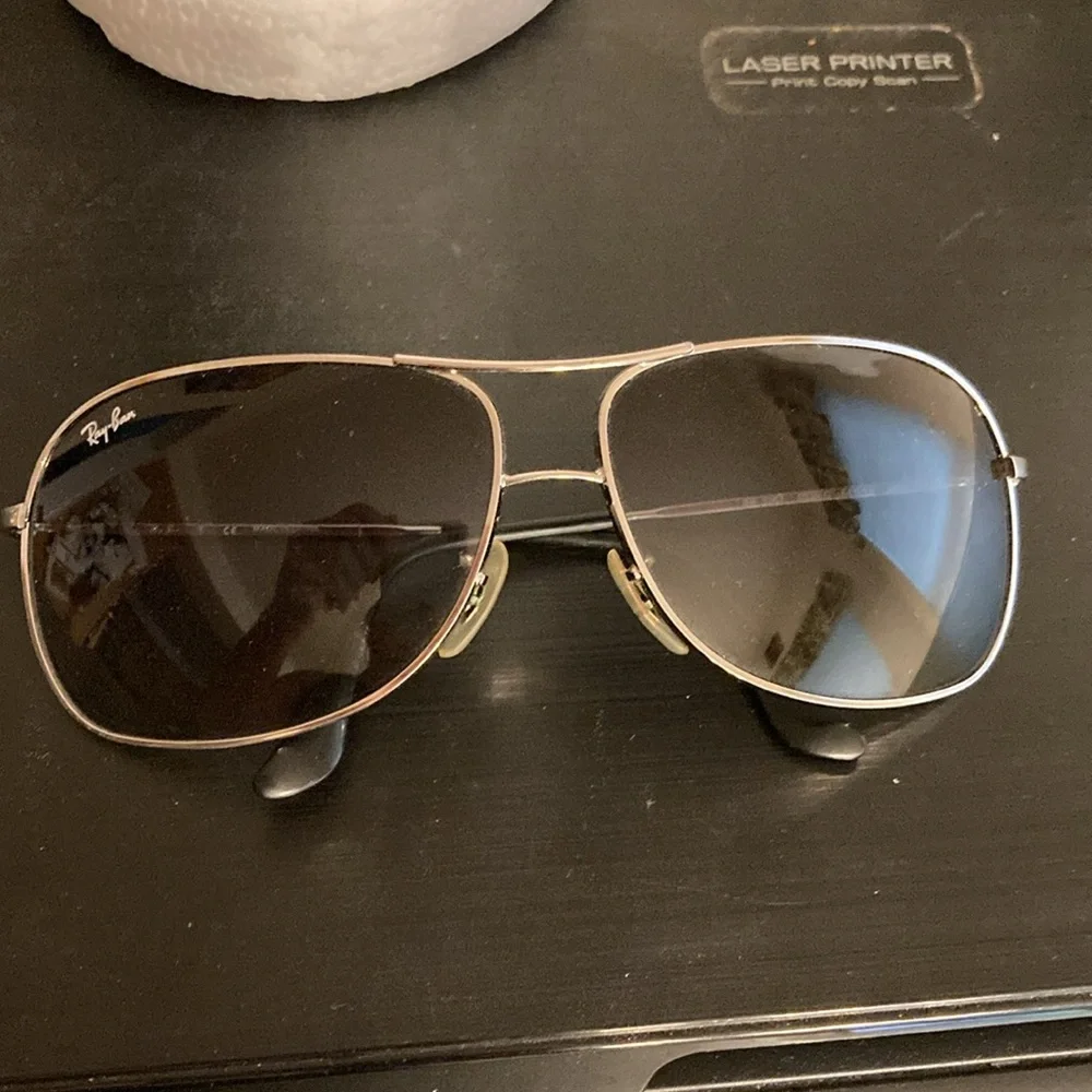 Rayban rb3267 gradient aviators silver with gradient lens